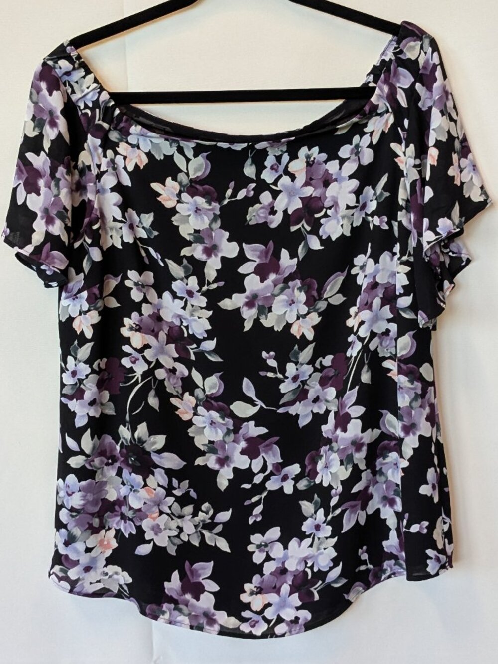 WHBM Floral Blouse